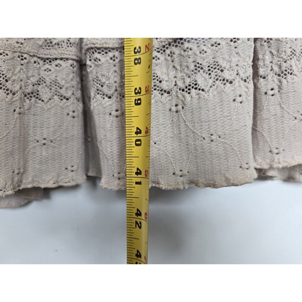 Rabbit Rabbit Rabbit Designs Dress Womens 8 Boho Cottagecore Prairie Natural - Picture 6 of 8